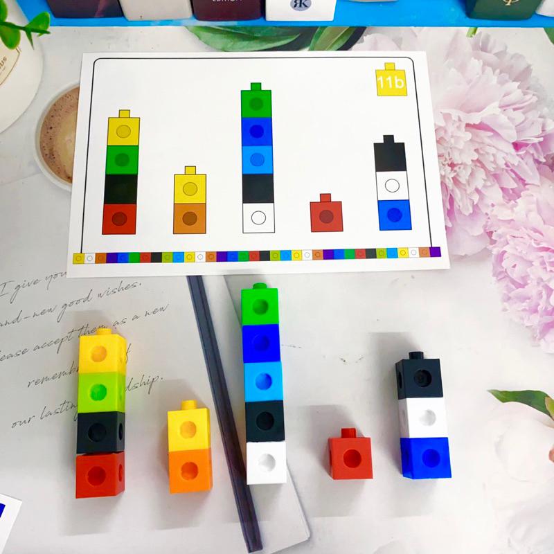 [Yêu thích]❤️Bộ xếp hình học toán Math link cube-Number block Autismshop-duoc-ban-tai-Autismshop.vn-Đồ chơi sách học liệu giáo dục đặc biệt