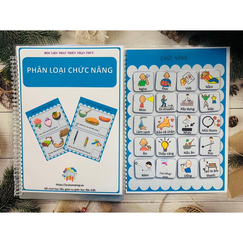 🥰[Yêu thích]Học liệu phân loại đặc tính chức năng Autismshop-duoc-ban-tai-Autismshop.vn-Đồ chơi sách học liệu giáo dục đặc biệt