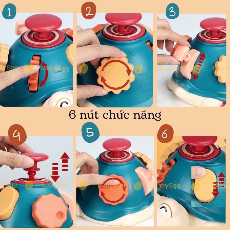 [Đồ chơi giáo dục/ Giáo cụ Montessori ] Rùa bận rộn. Rèn luyện vận động tinh cho trẻ em Autismshop-duoc-ban-tai-Autismshop.vn-Đồ chơi sách học liệu giáo dục đặc biệt