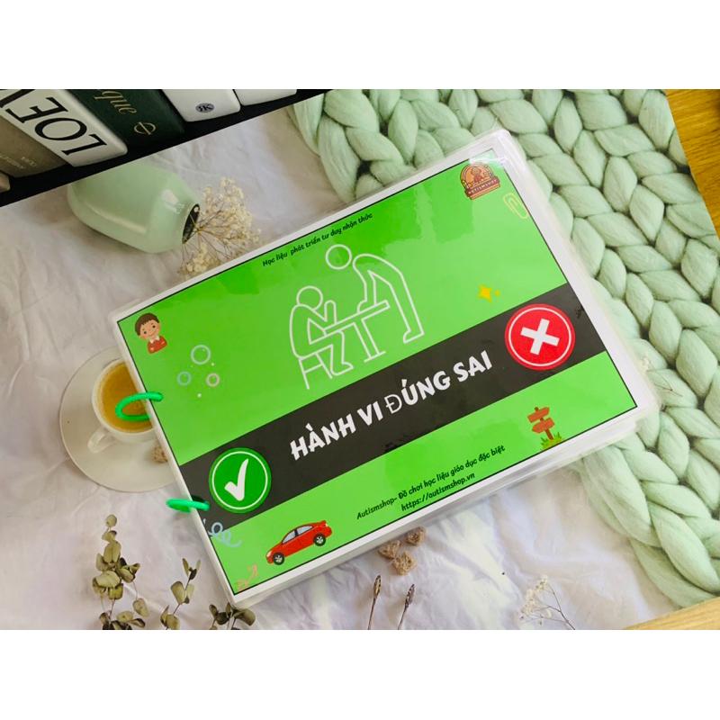 Hành vi đúng sai Autismshop-duoc-ban-tai-Autismshop.vn-Đồ chơi sách học liệu giáo dục đặc biệt