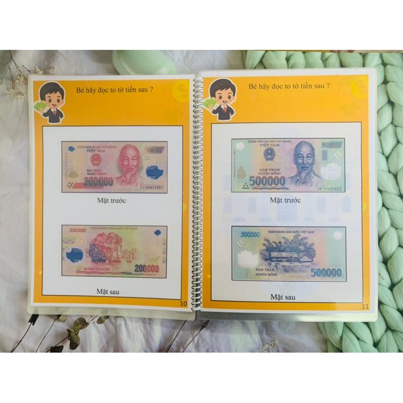 🥰[Yêu thích]Hot Học liệu bé làm quen với Tiền Autismshop-duoc-ban-tai-Autismshop.vn-Đồ chơi sách học liệu giáo dục đặc biệt