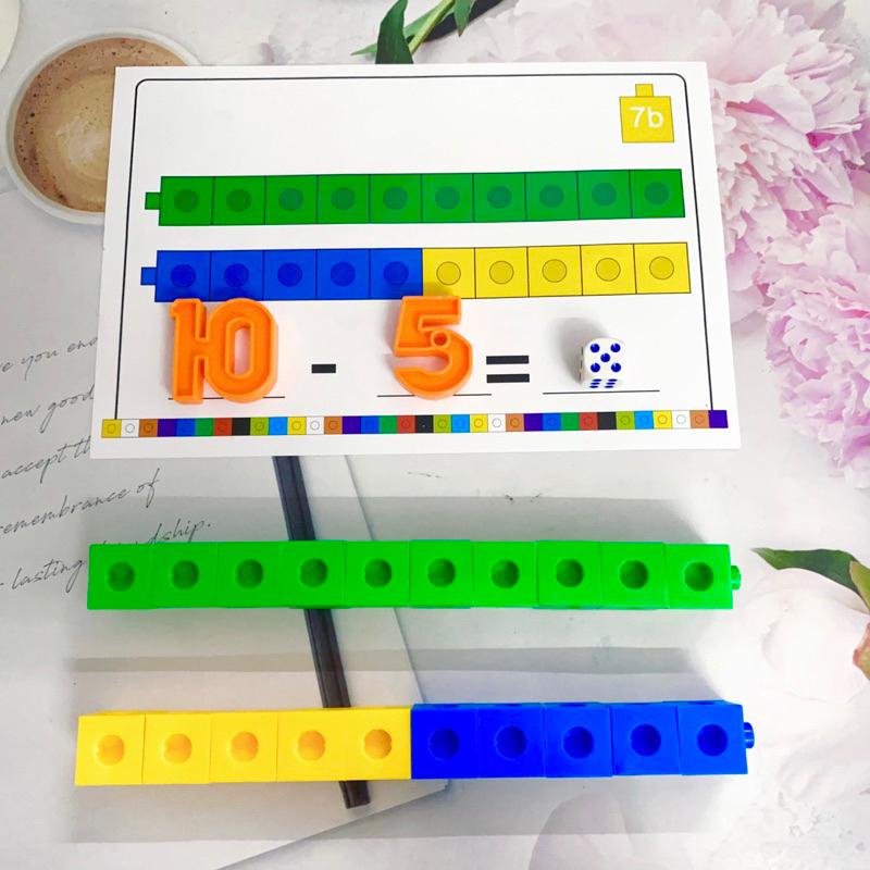 [Yêu thích]❤️Bộ xếp hình học toán Math link cube-Number block Autismshop-duoc-ban-tai-Autismshop.vn-Đồ chơi sách học liệu giáo dục đặc biệt
