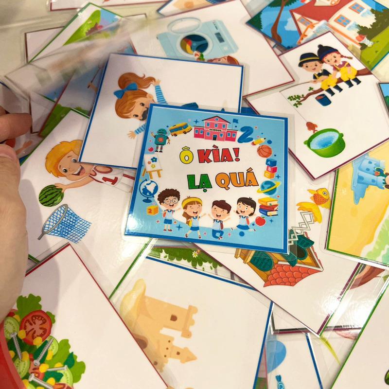 ❤️[Yêu thích]🧰Học liệu "Ô kìa kỳ lạ quá"-duoc-ban-tai-Autismshop.vn-Đồ chơi sách học liệu giáo dục đặc biệt