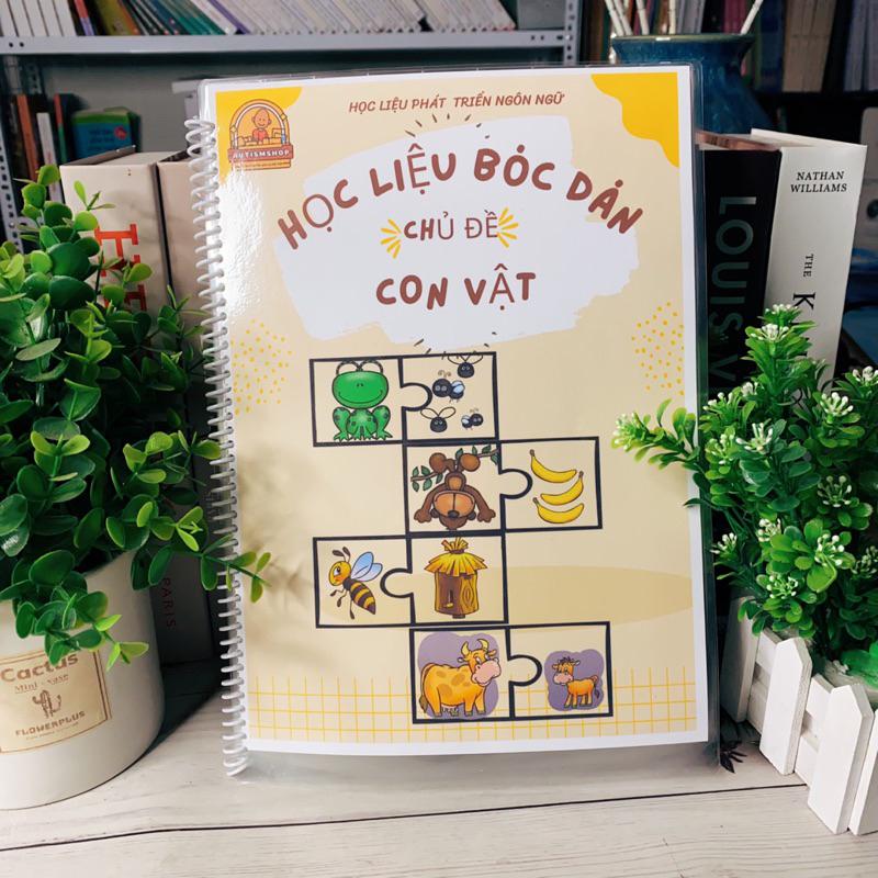 Học liệu bóc dán chủ đề con vật Autismshop-duoc-ban-tai-Autismshop.vn-Đồ chơi sách học liệu giáo dục đặc biệt