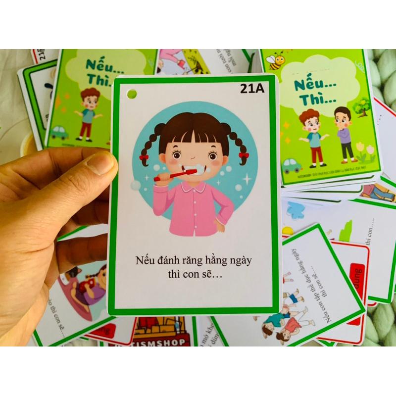 ❤️[Yêu thích]🧰Học liệu câu hỏi nếu thì Autismshop-duoc-ban-tai-Autismshop.vn-Đồ chơi sách học liệu giáo dục đặc biệt