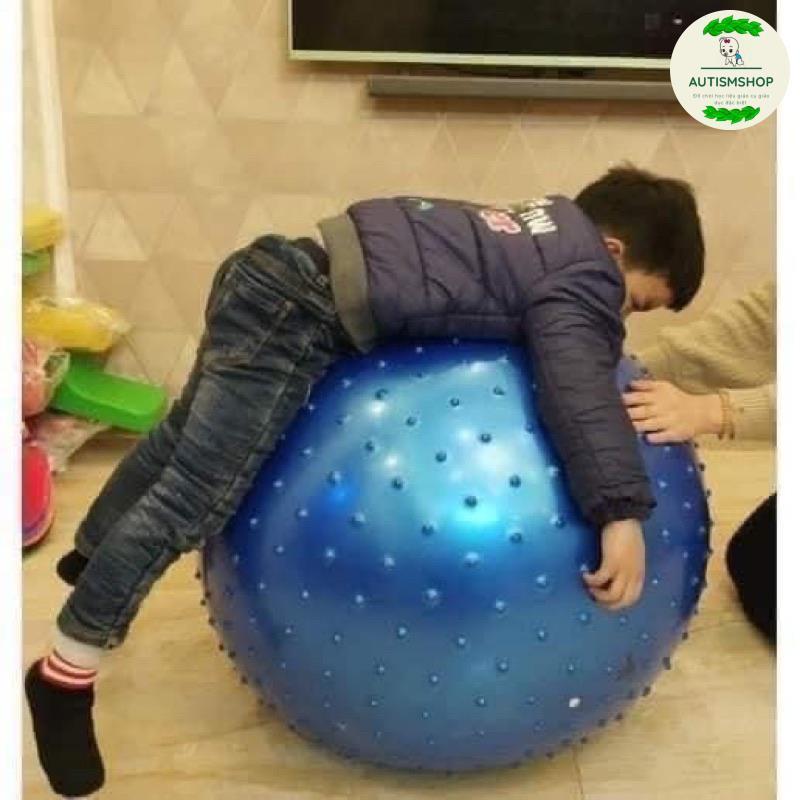 Bóng gai size 65cm và 75cm tập yoga điều hoà cảm giác Facebook Lân Trịnh-duoc-ban-tai-Autismshop.vn-Đồ chơi sách học liệu giáo dục đặc biệt