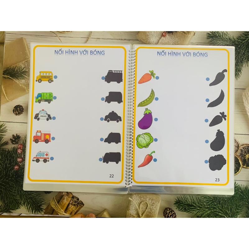 ♥️[Yêu Thích]🍄 Học liệu nối hình bóng Autismshop-duoc-ban-tai-Autismshop.vn-Đồ chơi sách học liệu giáo dục đặc biệt