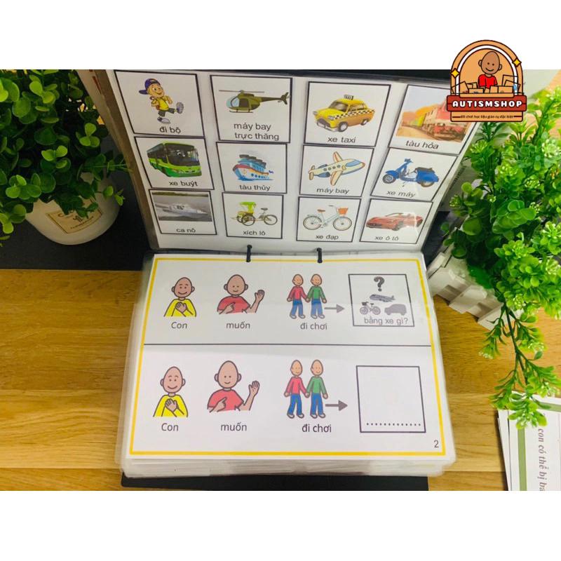 Học liệu Sổ Tay Giao Tiếp Cho Bé Autismshop-duoc-ban-tai-Autismshop.vn-Đồ chơi sách học liệu giáo dục đặc biệt