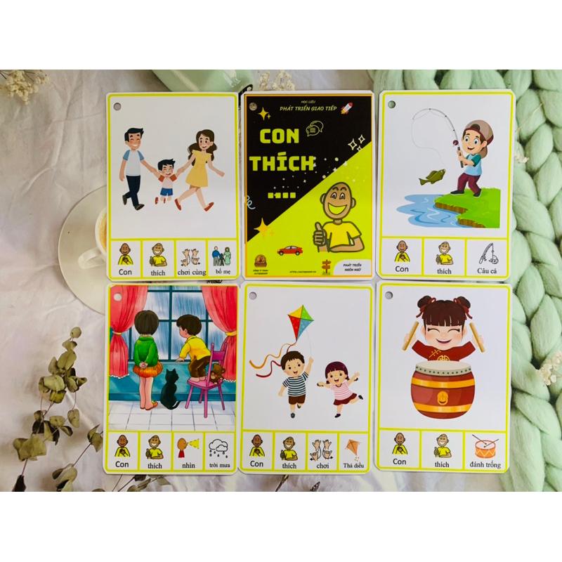 ❤️[Yêu thích]🍎Học liệu 100 thẻ phát triển giao tiếp Autismshop-duoc-ban-tai-Autismshop.vn-Đồ chơi sách học liệu giáo dục đặc biệt