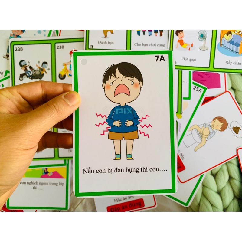 ❤️[Yêu thích]🧰Học liệu câu hỏi nếu thì Autismshop-duoc-ban-tai-Autismshop.vn-Đồ chơi sách học liệu giáo dục đặc biệt