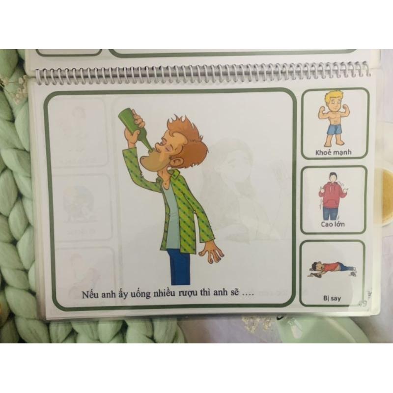 ❤️[ Yêu thích]📙Học liệu 56 câu hỏi Nếu Thì Autismshop-duoc-ban-tai-Autismshop.vn-Đồ chơi sách học liệu giáo dục đặc biệt