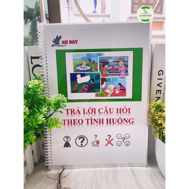 🥰[Yêu thích]Học liệu trả lời câu hỏi theo tình huống-duoc-ban-tai-Autismshop.vn-Đồ chơi sách học liệu giáo dục đặc biệt