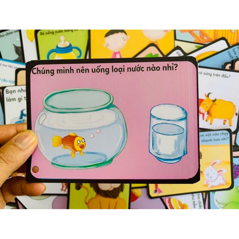 Bộ học liệu phát triển tư duy 200 câu hỏi mẹ hỏi bé trả lời.-duoc-ban-tai-Autismshop.vn-Đồ chơi sách học liệu giáo dục đặc biệt