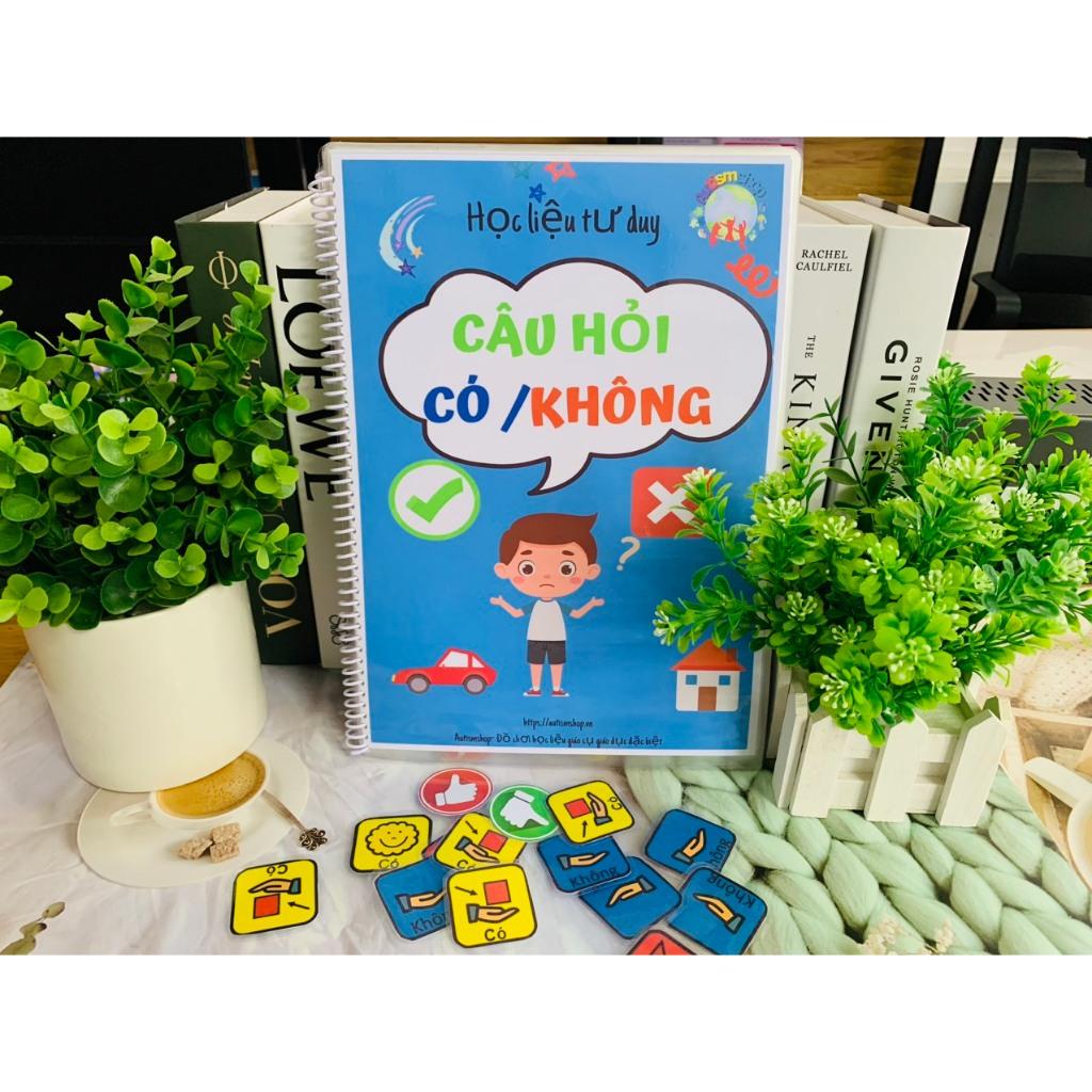 Học liệu tư duy câu hỏi có/không-duoc-ban-tai-Autismshop.vn-Đồ chơi sách học liệu giáo dục đặc biệt