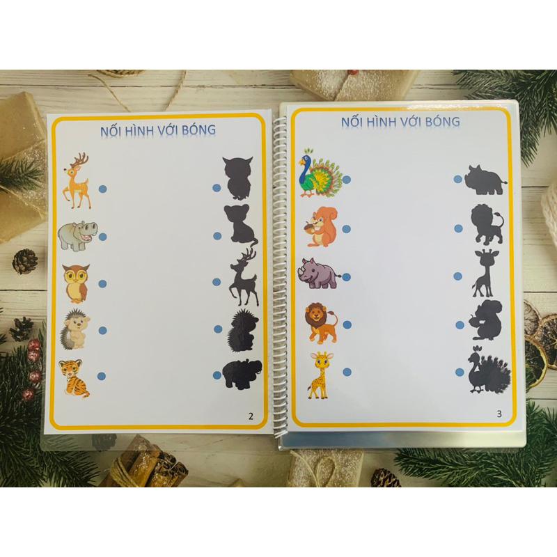 ♥️[Yêu Thích]🍄 Học liệu nối hình bóng Autismshop-duoc-ban-tai-Autismshop.vn-Đồ chơi sách học liệu giáo dục đặc biệt