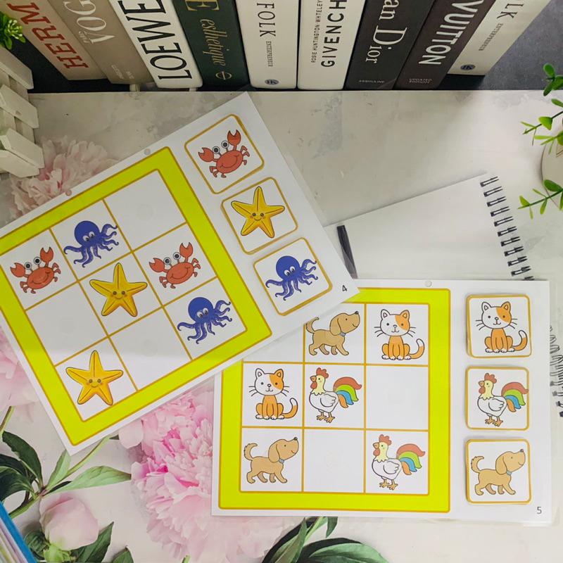 ❤️[Yêu thích]🧰Học liệu bài tập logic Autismshop-duoc-ban-tai-Autismshop.vn-Đồ chơi sách học liệu giáo dục đặc biệt