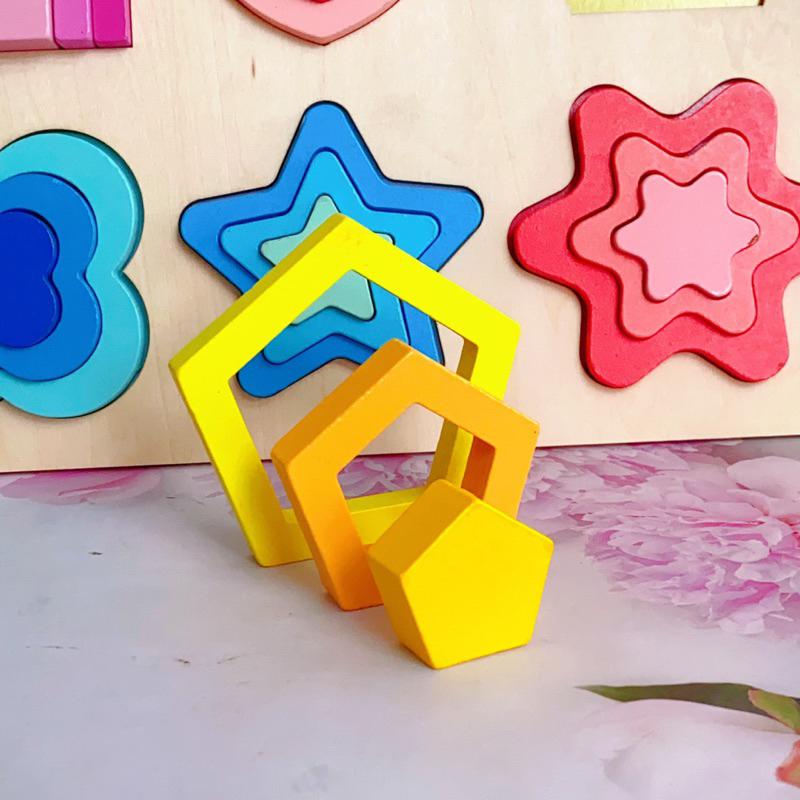 ♥️[Yêu Thích]🍄 Đồ chơi giáo dục bảng lồng hình khối montessori Autismshop-duoc-ban-tai-Autismshop.vn-Đồ chơi sách học liệu giáo dục đặc biệt