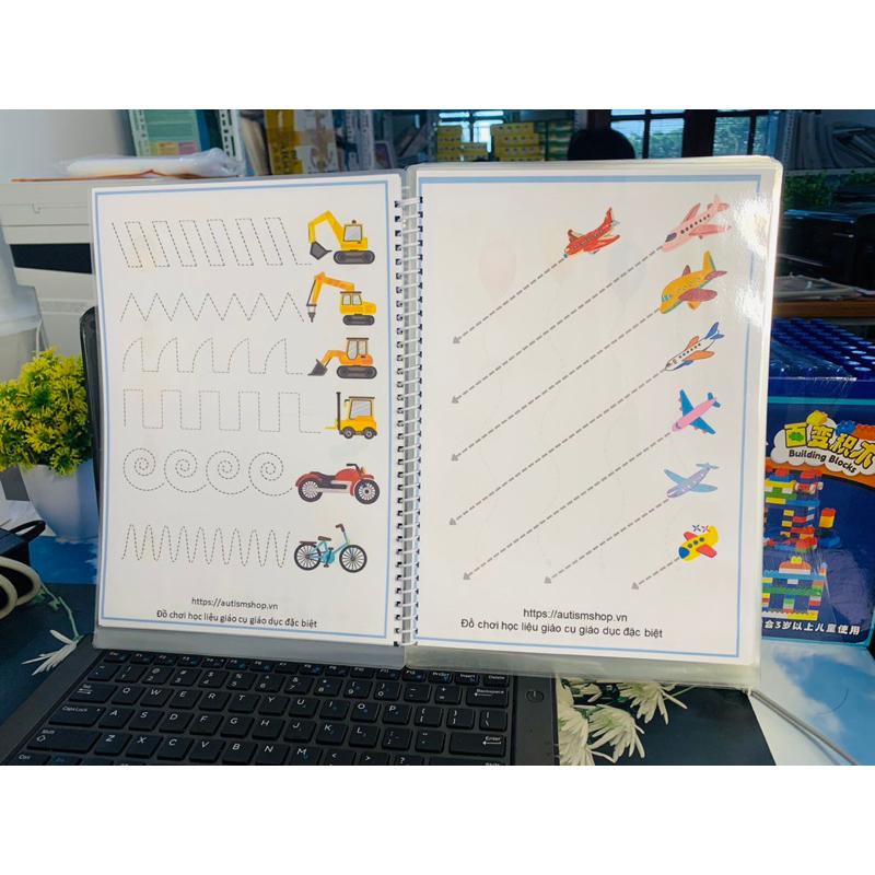 Học liệu bé học vẽ nét 1-duoc-ban-tai-Autismshop.vn-Đồ chơi sách học liệu giáo dục đặc biệt