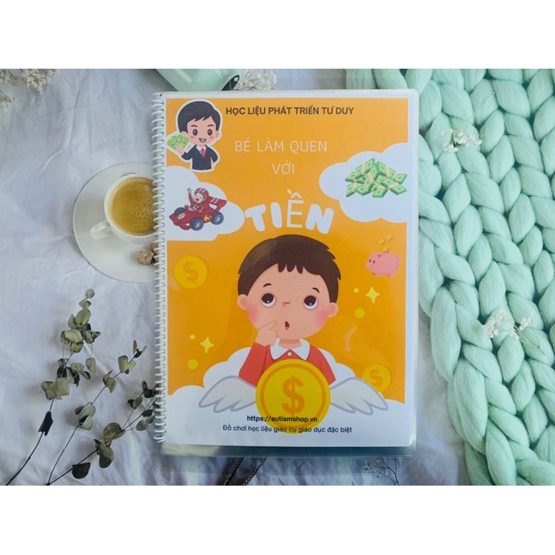 🥰[Yêu thích]Hot Học liệu bé làm quen với Tiền Autismshop-duoc-ban-tai-Autismshop.vn-Đồ chơi sách học liệu giáo dục đặc biệt