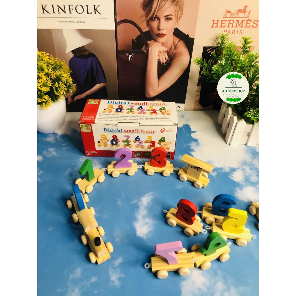 Đồ chơi bộ đoàn tàu gỗ chở số cho bé-duoc-ban-tai-Autismshop.vn-Đồ chơi sách học liệu giáo dục đặc biệt