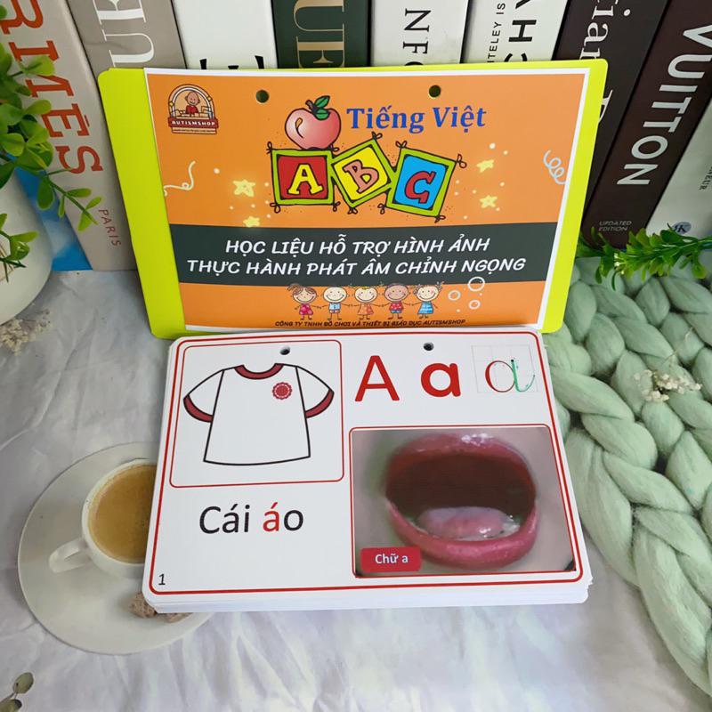 ❤️[Yêu thích]Học liệu hỗ trợ hình ảnh thực hành phát âm chỉnh ngọng Autismshop-duoc-ban-tai-Autismshop.vn-Đồ chơi sách học liệu giáo dục đặc biệt