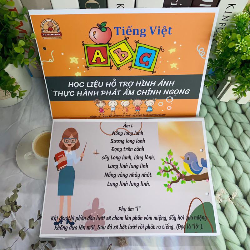 ❤️[Yêu thích]Học liệu hỗ trợ hình ảnh thực hành phát âm chỉnh ngọng Autismshop-duoc-ban-tai-Autismshop.vn-Đồ chơi sách học liệu giáo dục đặc biệt