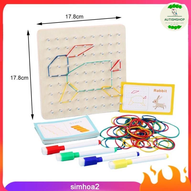 Bộ đinh chun tạo hình vận động tinh montessori Facebook Lân Trịnh-duoc-ban-tai-Autismshop.vn-Đồ chơi sách học liệu giáo dục đặc biệt