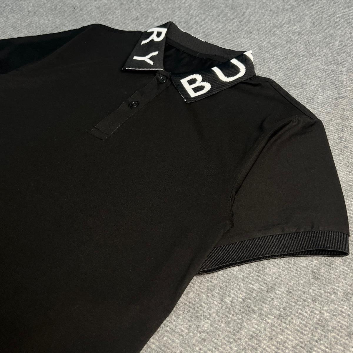 Mã Áo Thun Trụ Nam Cao Cấp Bo Cổ Dệt Chữ B.R , Áo Có 2 Màu Đen Trắng, Chất Cotton Co Dãn. Menswear Polo Có Cổ áo  thun Shirt-duoc-ban-tai-BB-STore 2023