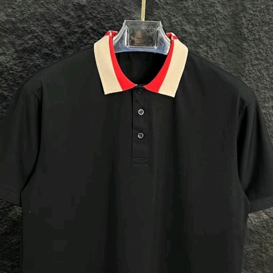 MÃ ÁO THUN TRỤ CAO CẤP BO CỔ DỆT CHỮ CỦ CHI, ÁO CÓ 2 MÀU ĐEN -TRẮNG, CHẤT COTTON CO DÃN. Menswear Polo Có Cổ Shirt-duoc-ban-tai-BB-STore 2023