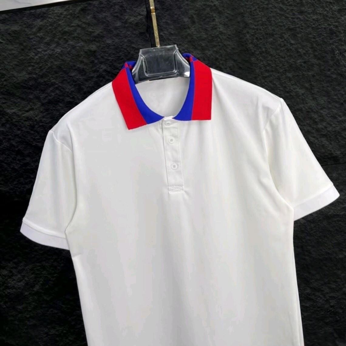 MÃ ÁO THUN TRỤ CAO CẤP BO CỔ DỆT CHỮ CỦ CHI, ÁO CÓ 2 MÀU ĐEN -TRẮNG, CHẤT COTTON CO DÃN. Menswear Polo Có Cổ Shirt-duoc-ban-tai-BB-STore 2023