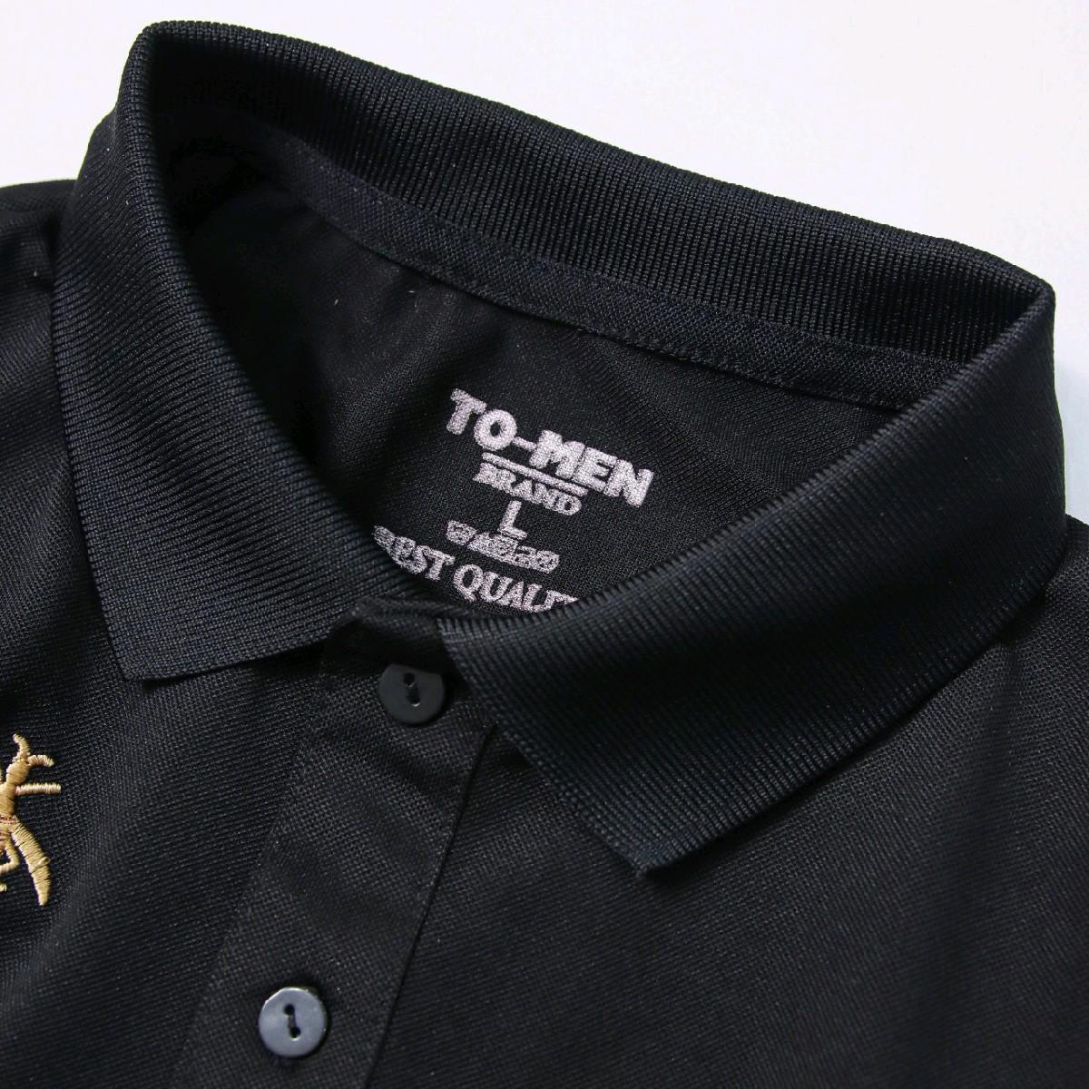 Mã Polo Cao Cấp Họa Tiết Thêu Hình Con Ong, Áo Có 2 Màu  Đen- Trắng Menswear Áo Shirt Có Cổ thông thường thanh lịch Ngắn Tay-duoc-ban-tai-BB-STore 2023