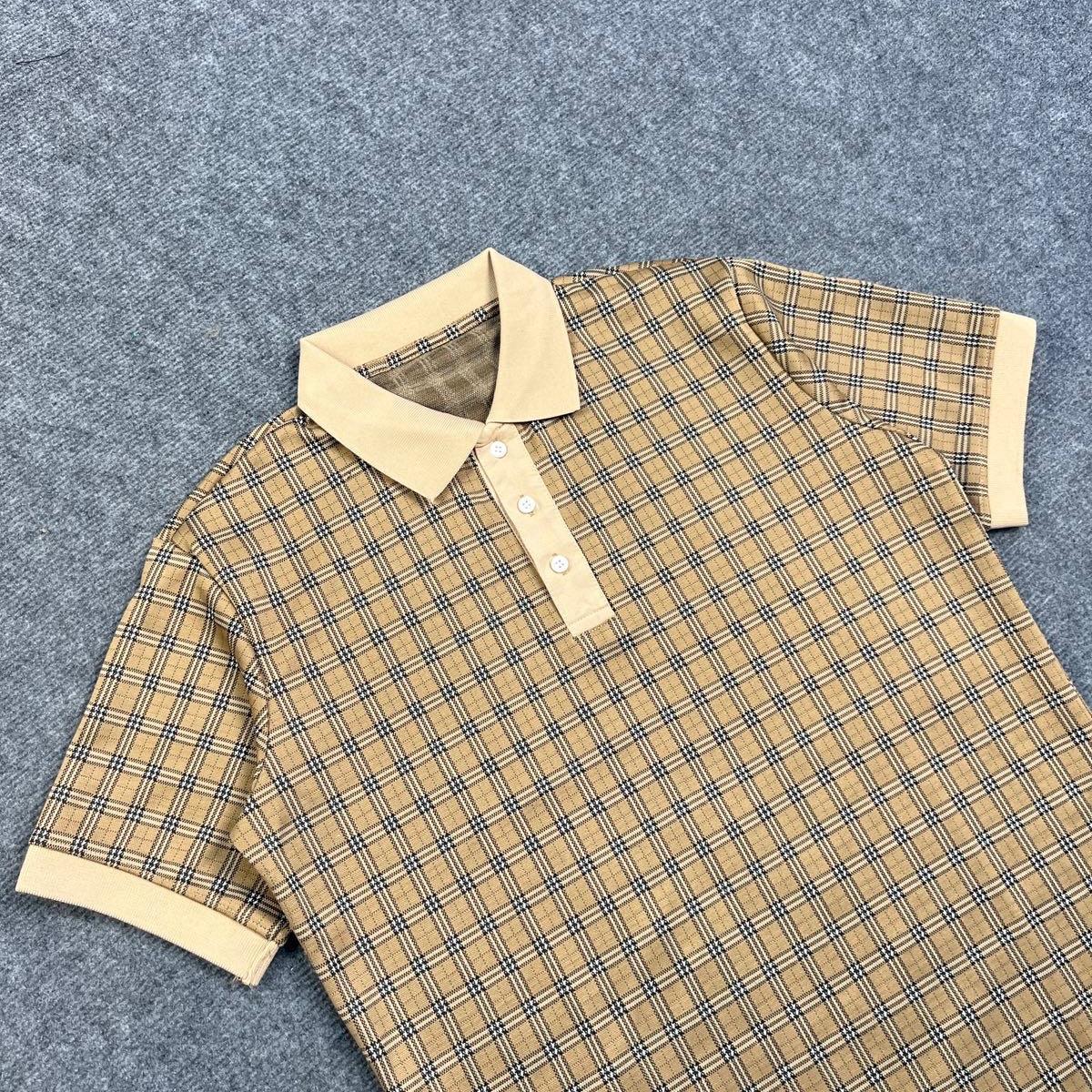 Áo Polo Thun Trụ Nam Hoạ Tiết Carro Umi Chéo - Cotton Co Dãn 4 Chiều - Cổ Tròn, Menswear Shirt Ngắn Tay Có Cổ-duoc-ban-tai-BB-STore 2023
