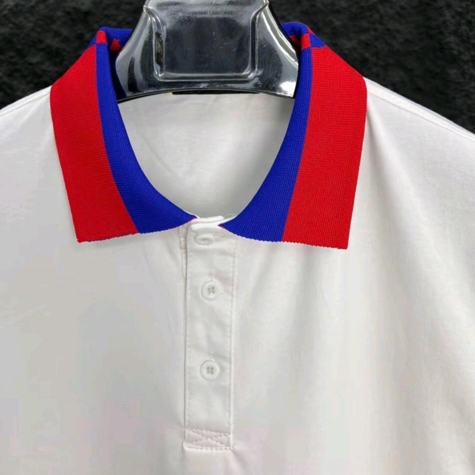 MÃ ÁO THUN TRỤ CAO CẤP BO CỔ DỆT CHỮ CỦ CHI, ÁO CÓ 2 MÀU ĐEN -TRẮNG, CHẤT COTTON CO DÃN. Menswear Polo Có Cổ Shirt-duoc-ban-tai-BB-STore 2023