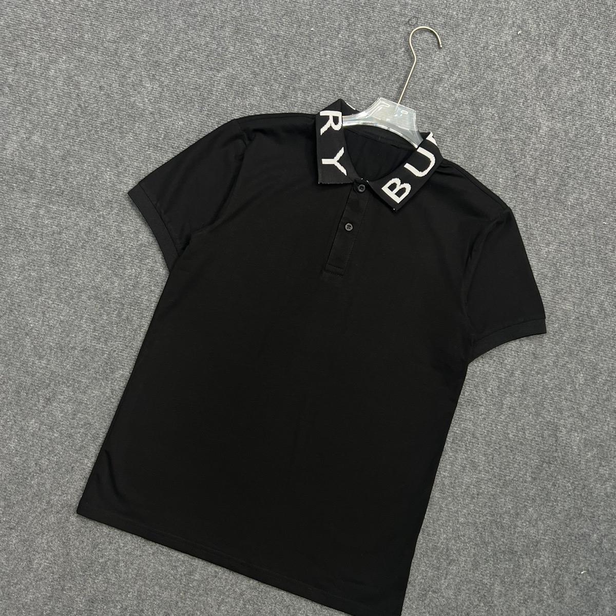 Mã Áo Thun Trụ Nam Cao Cấp Bo Cổ Dệt Chữ B.R , Áo Có 2 Màu Đen Trắng, Chất Cotton Co Dãn. Menswear Polo Có Cổ áo  thun Shirt-duoc-ban-tai-BB-STore 2023