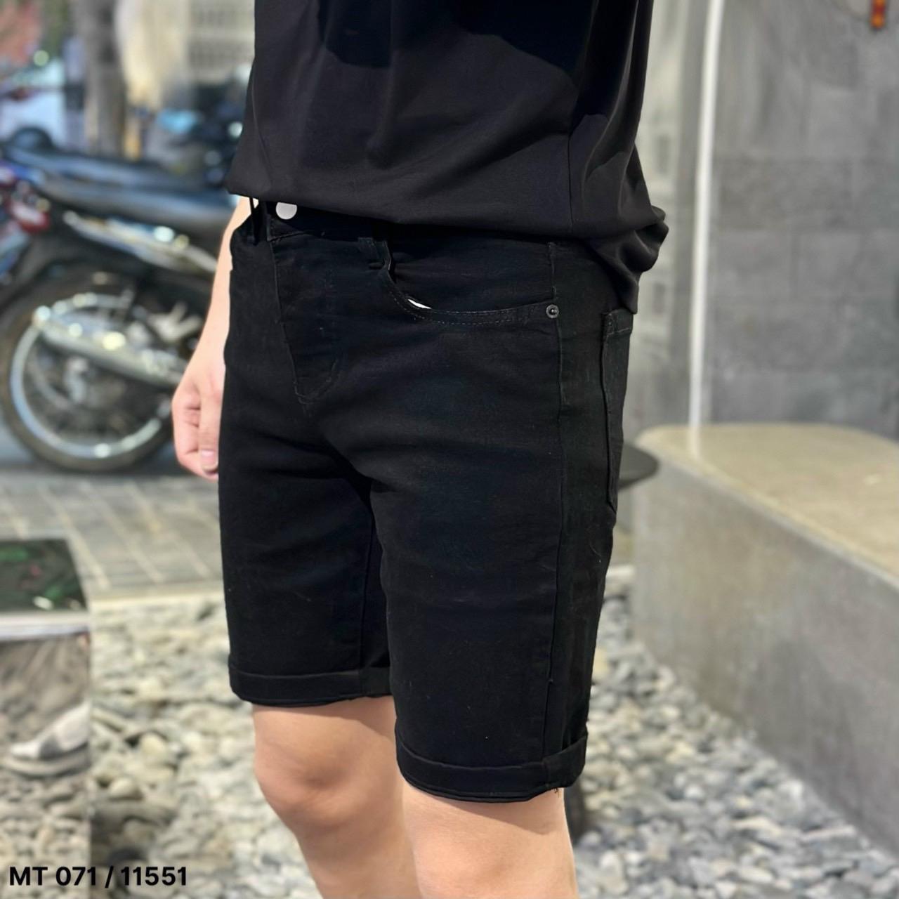 Mã Short Jean Trơn Cao Cấp Trắng- Đen. Menswear Cotton Quần Có Túi  Màu Trắng-duoc-ban-tai-BB-STore 2023
