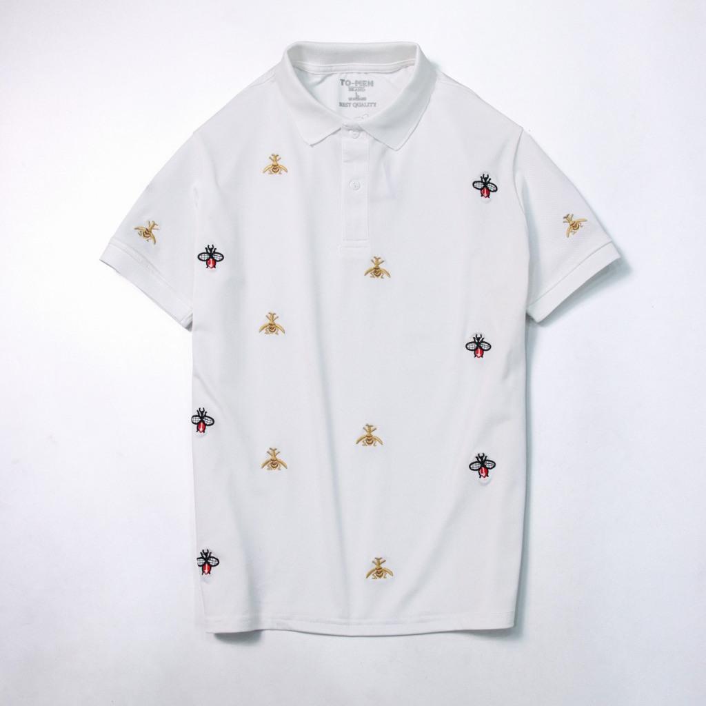 Mã áo thun trụ polo cao cấp thêu họa tiết con ong-duoc-ban-tai-BB-STore 2023