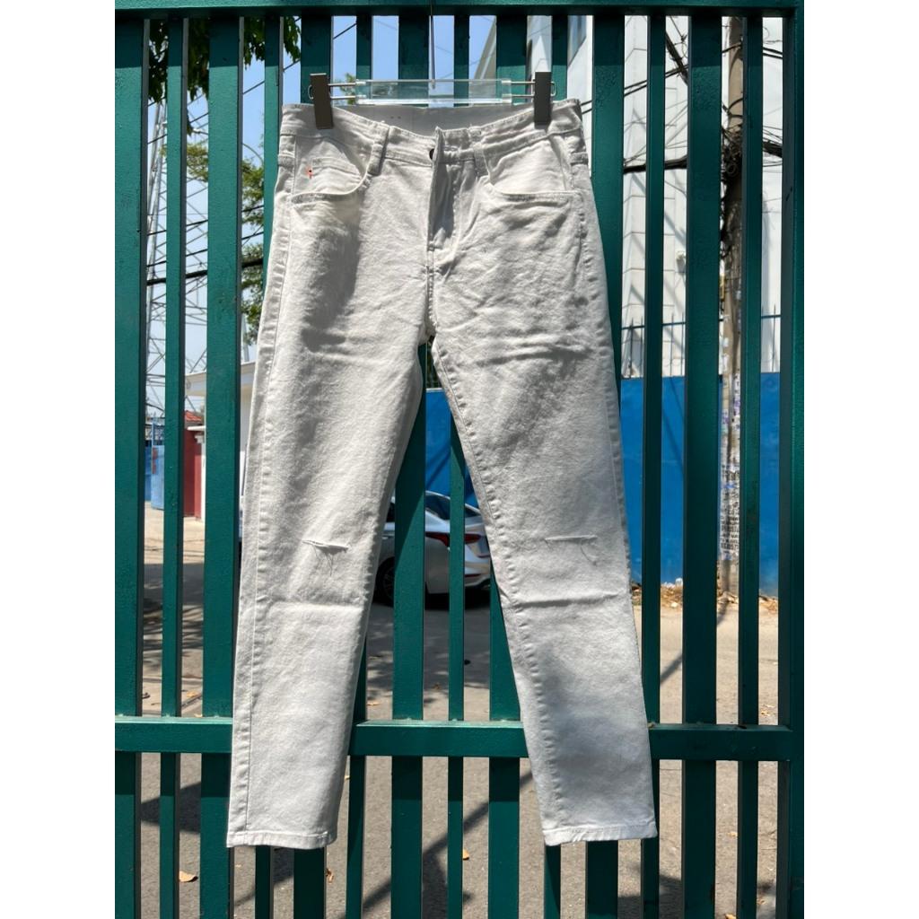 Mã Quần jean dài rách đen- trắng.-duoc-ban-tai-BB-STore 2023