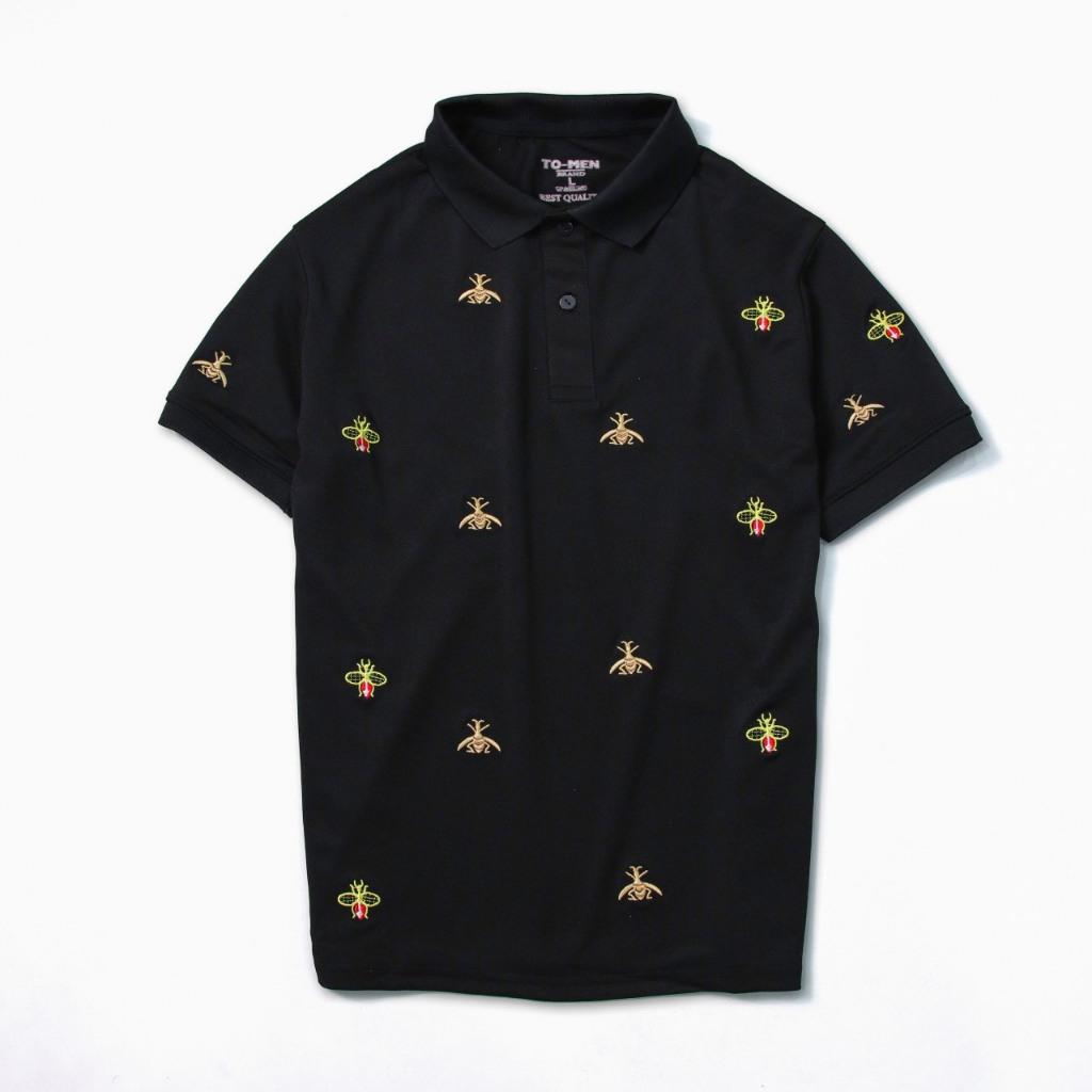 Mã áo thun trụ polo cao cấp thêu họa tiết con ong-duoc-ban-tai-BB-STore 2023
