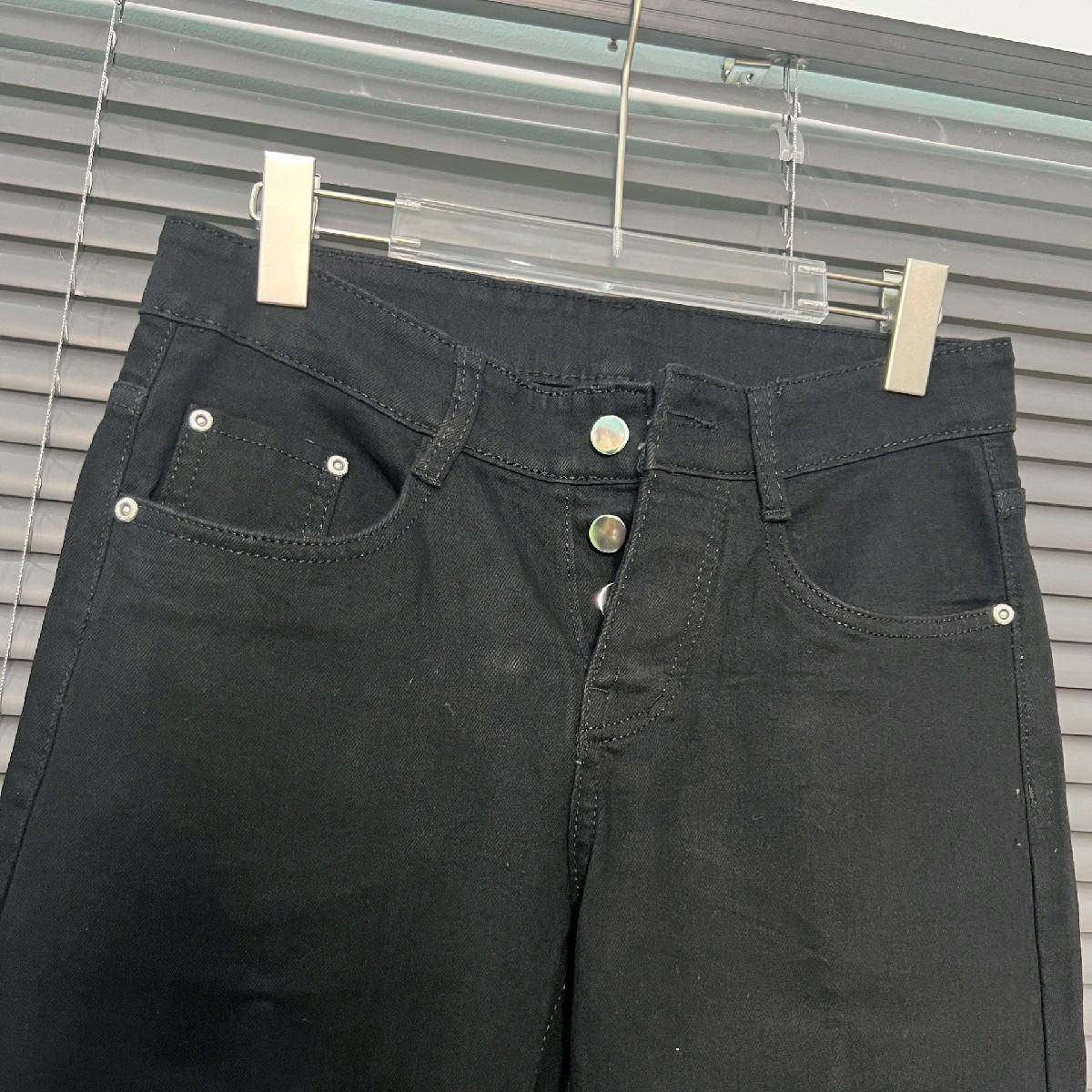 Mã Quần Jean Nam Đen Cao Cấp  4 Khoá Kéo Ở Gối, Chất Liệu Demin Cotton Co Giản. Menswear Pants Có Túi-duoc-ban-tai-BB-STore 2023