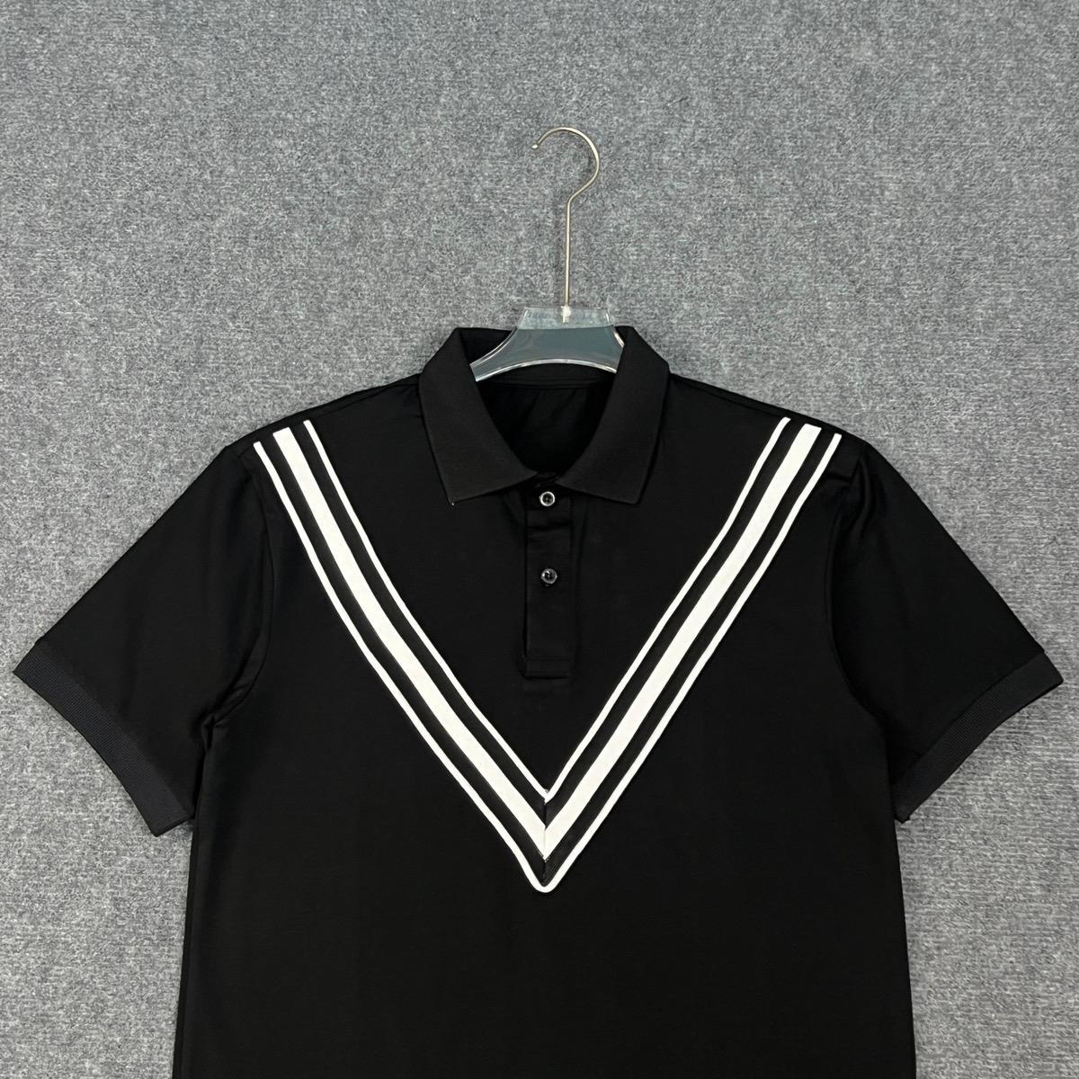 Set Áo Polo Nam Đen V Phối Quần Jean Nam Xám Rách 668. Menswear Cotton-duoc-ban-tai-BB-STore 2023
