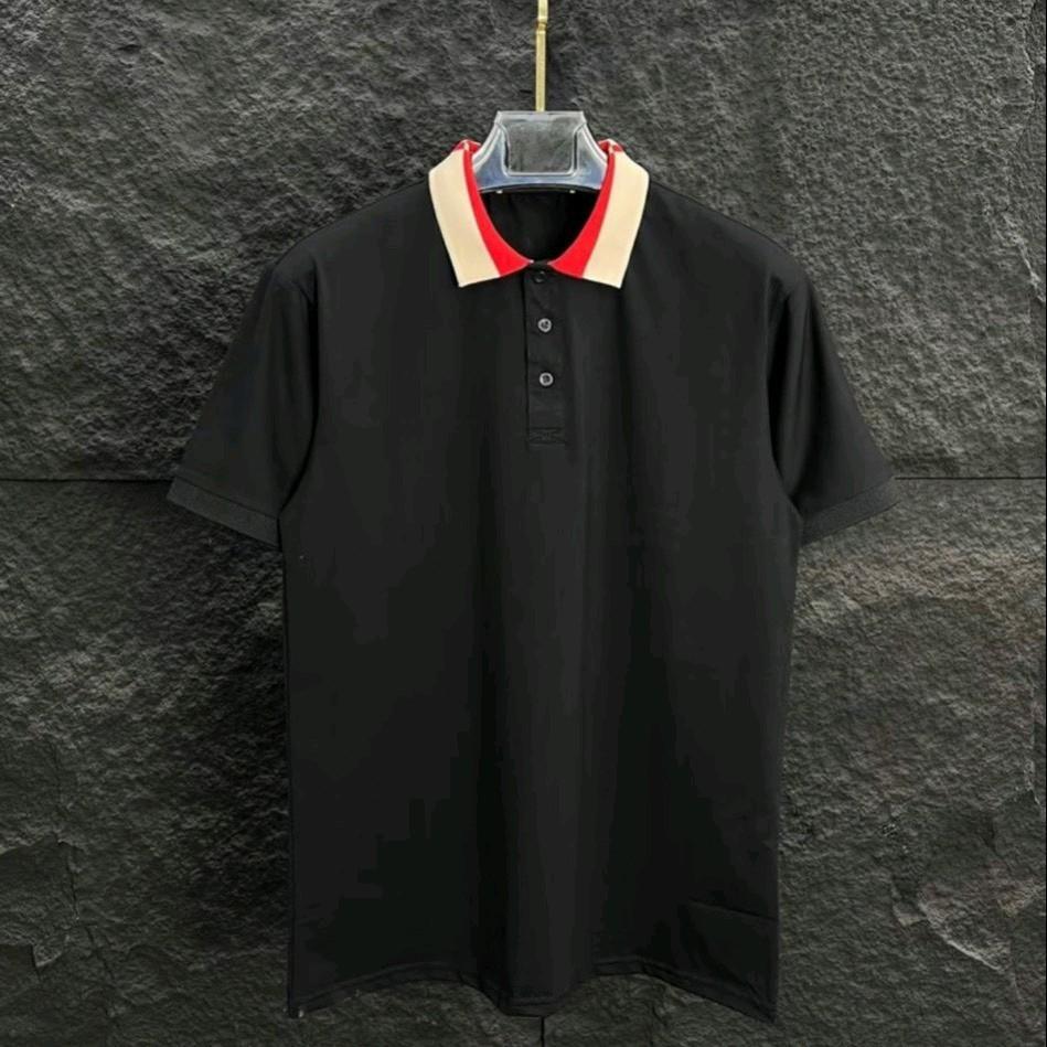 MÃ ÁO THUN TRỤ CAO CẤP BO CỔ DỆT CHỮ CỦ CHI, ÁO CÓ 2 MÀU ĐEN -TRẮNG, CHẤT COTTON CO DÃN. Menswear Polo Có Cổ Shirt-duoc-ban-tai-BB-STore 2023