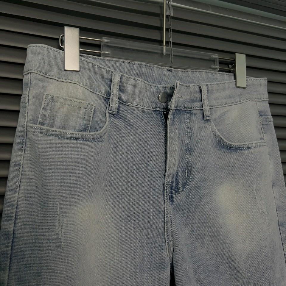 Mã Quần Jean Nam Cao Cấp Xanh Xước , Chất Liệu Demin Co Giản . Menswear Pants Cotton Có Túi-duoc-ban-tai-BB-STore 2023