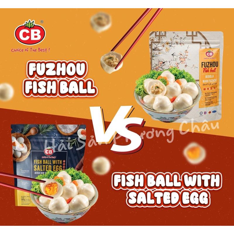 Cá viên kim sa trứng muối CB Malaysia 300g - Fish Ball With Salted Egg-duoc-ban-tai-Hải Sản Phương Châu