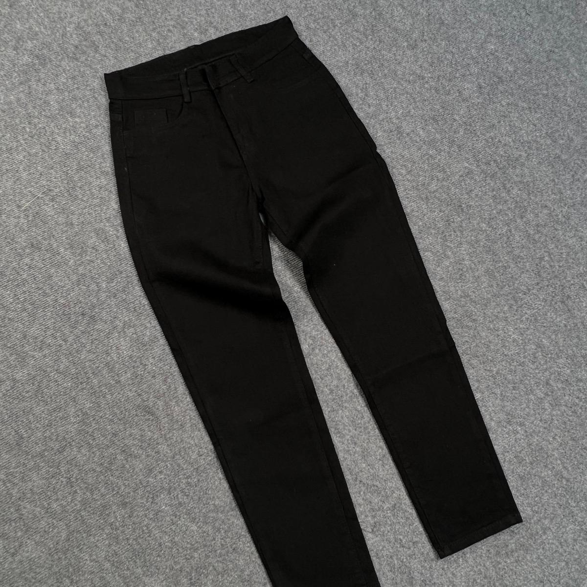 Quần Jean Nam Cao Cấp Trơn Trắng - Đen, Co Giản . Menswear Pants Cotton Có Túi Màu Trắng-duoc-ban-tai-BB-STore 2023