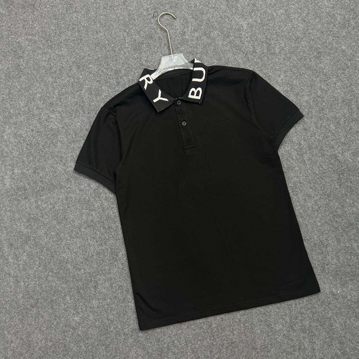 Mã Áo Thun Trụ Nam Cao Cấp Bo Cổ Dệt Chữ B.R , Áo Có 2 Màu Đen Trắng, Chất Cotton Co Dãn. Menswear Polo Có Cổ áo  thun Shirt-duoc-ban-tai-BB-STore 2023