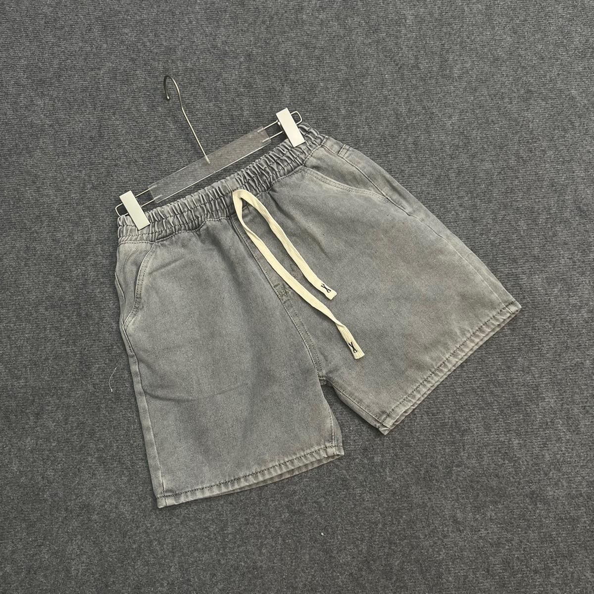 Set Tự Phối Áo Polo Dệt Phối Sọc Ngang + Quần Short Jean Lưng Chun. Nữ Women-duoc-ban-tai-BB-STore 2023