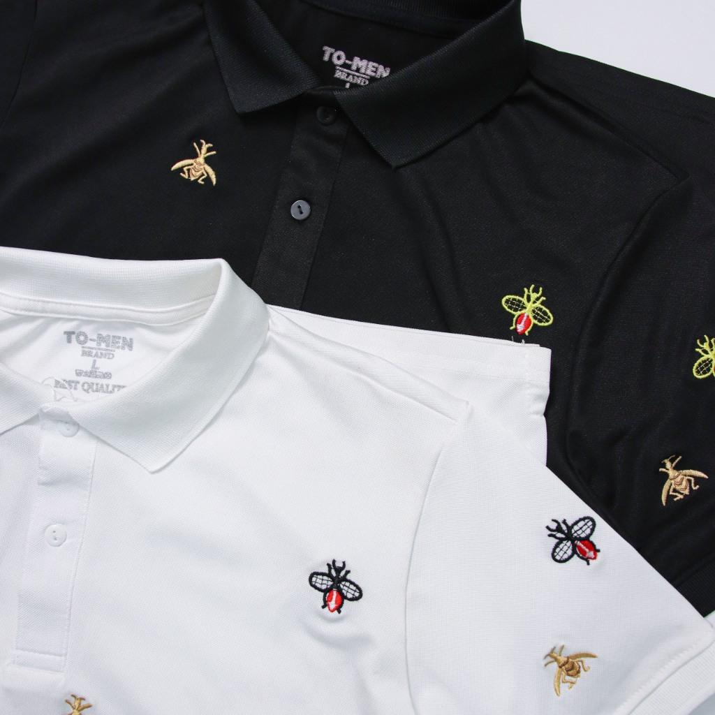 Mã áo thun trụ polo cao cấp thêu họa tiết con ong-duoc-ban-tai-BB-STore 2023