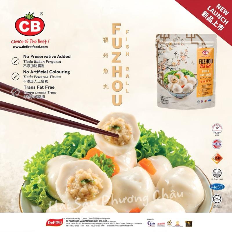Cá viên Phúc Châu CB Malaysia 300g - Fuzhou Fish Ball-duoc-ban-tai-Hải Sản Phương Châu