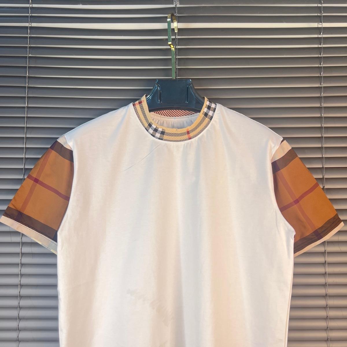 Áo Thun Cổ Tròn Nam Nữ  Tay Phối Họa Tiết BR , Chất Liệu Cotton Co Dãn , Áo Có 2 Màu Đen Trắng Co Dãn 2 Chiều (260gsm). Menswear Cổ Tròn-duoc-ban-tai-BB-STore 2023