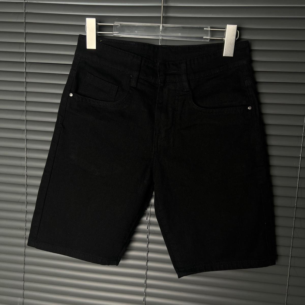 Mã Short Jean Trơn Cao Cấp Trắng- Đen. Menswear Cotton Quần Có Túi  Màu Trắng-duoc-ban-tai-BB-STore 2023